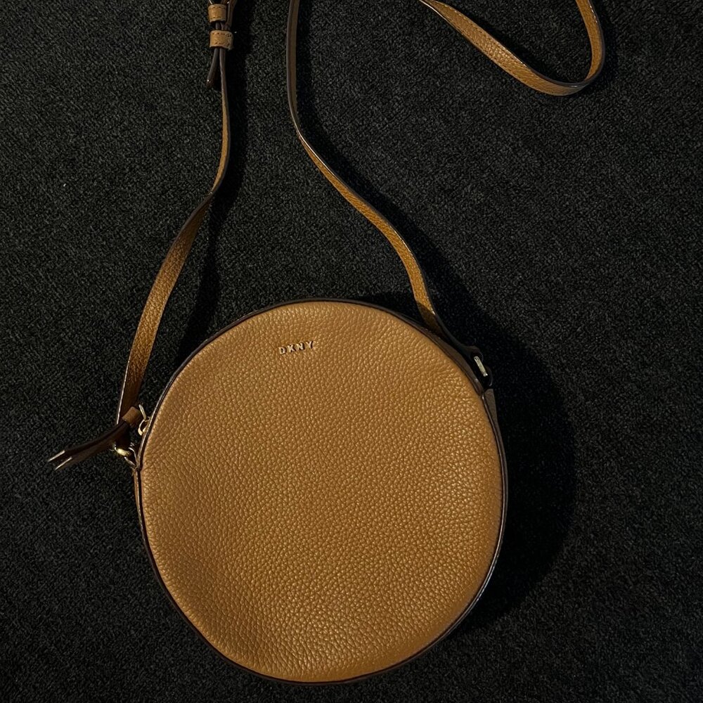 DKNY Brown Cindy Circle Purse